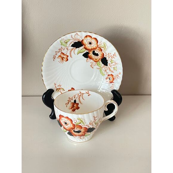 Vintage Rare Find Royal Stuart Spencer Stevenson England Cup & Saucer - Picture 2 of 8